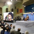 Ayatollah Seyyed Ali Khamenei met war veterans and commanders in Tehran on May 24. 