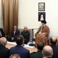 Ayatollah Khamenei addresses top military officials in Tehran on Dec. 3.  
