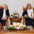 Zarif Confers With Yusuf bin Alawi in Muscat