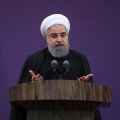 President Hassan Rouhani addresses youths and elites in Semnan on April 6. 