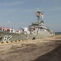 Naval Flotilla Docks at  Sri Lanka Port 