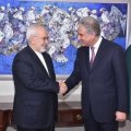 Pakistan Prime Minister, Zarif Confer 