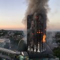 Smoke billowing from London Grenfell Tower
