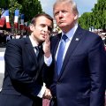 Donald Trump was Emmanuel Macron’s guest on  Bastille Day last year, and later said he wanted  a military parade on the Fourth of July in Washington.