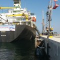 IRISL’s vessel BEHSHAD docked at Chabahar on Wednesday, after it set sail from India’s western port of Kandla.