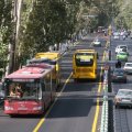 Buses account for 23% of all transportation in Tehran.