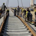 Track-laying of more than 3,500 kilometers of railroads is currently underway, with 450 kilometers in the final stages.