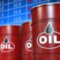 Brent Crude Oil Steadies at $55
