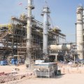 Four petrochemical plants were launched in Asalouyeh on Sunday.