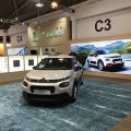 SAIPA has dedicated a booth to its joint venture with French automotive giant Citroen, showcasing the small city hatchback C3.