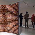 Mohammad-Hossein Emad’s wood and metal work was hammered for 2.8 billion Rls ($58,000) at the 8th Tehran Auction in January. The work is seen in an earlier exhibit at Assar Art Gallery in Tehran.