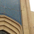 Photo from April 7 shows a crack on the entrance of the bazaar in Mashhad, next to the Shrine of Imam Reza (PBUH).
