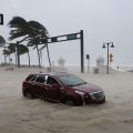 Pictures show Irma pounding Florida. Hurricane Irma is causing  damage from all three factors–wind,  flooding from heavy rain and damage from the sea in different places in Florida.