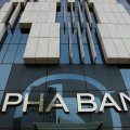 Alpha Bank has performed best among the four banks.