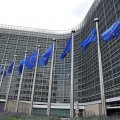 The European Commission headquarters at the  Berlaymont Building in Brussels.