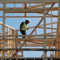 Non-residential construction rose 0.9% while residential construction declined for a second straight quarter.
