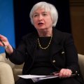 Yellen says economic growth slowed slightly in the  July-September quarter.