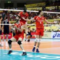 Iran players rejoice after winning over the US.