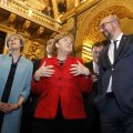(L-R) Polish Prime Minister Beata Szydlo, British Prime Minister Theresa May,  German Chancellor Angela Merkel and Belgian Prime Minister Charles Michel
