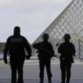 French police at Louvre