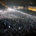 An aerial picture of the rally