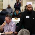 Tea and South Asian pastries were on offer for those who participated in the “Visit My Mosque” project across Britain on Feb. 5.