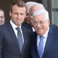 Abbas Meets Macron to Get Palestinian Stance Through to US