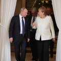 Putin, Merkel Discuss Defense Against US Sanctions Drive