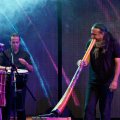 Payam Ronaq playing didgeridoo 