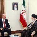 Leader of the Islamic Revolution Ayatollah Seyed Ali Khamenei (R) conferred with Turkey’s President Recep Tayyip Erdogan in Tehran on Friday.