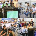 Gamers and audience at the third Iran Game League at Milad Tower