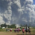 Villages Covered in Ash After Volcano Erupts in Indonesia