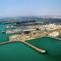 Shahid Rajaei Port in Hormozgan Province, Iran's largest container port